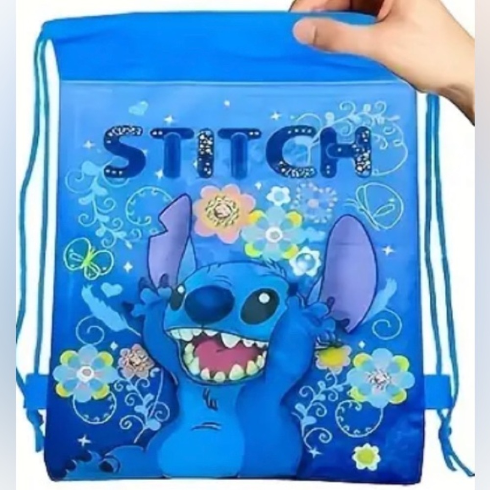 Stitch drawstring bag
